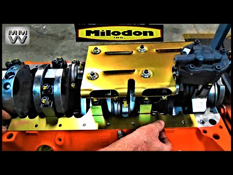 Видео: Скребок коленвала, поддон для защиты от ветра, масляный насос увеличенного объема, масляный поддо...