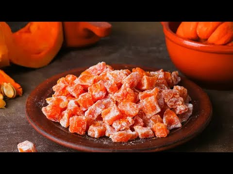 Видео: Цукати з гарбуза 🎃 🍭 смачніше цукерок!