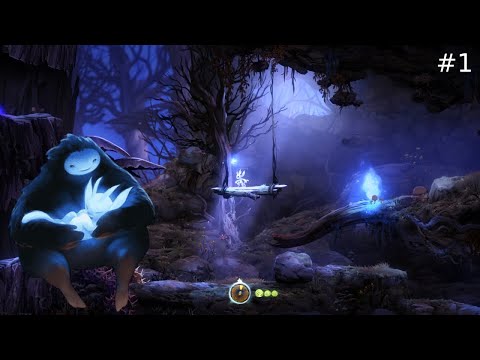 Видео: Мило-грустный сюжет.... Первый раз в Ori and the Blind Forest!!!