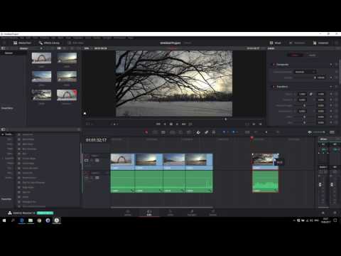 Видео: Знакомство с DaVinci Resolve 14 - монтаж первого клипа