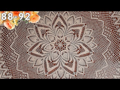 Видео: Скатерть крючком, Амалия, 88-92