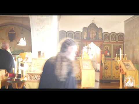 Видео: Полунощница, утреня, часы и Литургия, 21-я седмица по Пятидесятнице , среда.