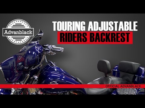 Видео: Регулируемая спинка для райдеров Advanblack