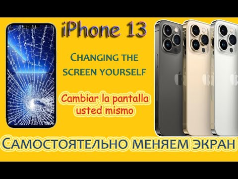 Видео: iPhone 13 замена экрана. Screen replacement iPhone13. Reemplazo de pantalla iPhone13