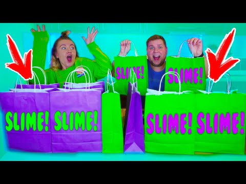 Видео: ВЫБЕРИ правильный цвет ПАКЕТА , чтобы сделать СЛАЙМ ! Из Случайных Ингредиентов Челлендж !
