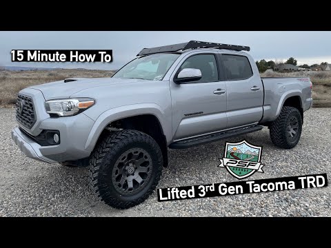 Видео: Как поднять Tacoma третьего поколения за 15 минут! Мы устанавливаем 3,5-дюймовый лифт и 33-дюймов...