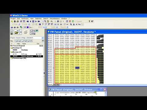 Видео: Руководство по WinOLS, часть 3  Как найти карту желаний водителя в файле EDC15