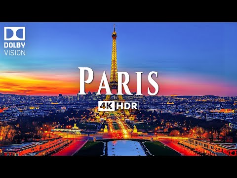 Видео: ПАРИЖ 4K ULTRA HD [60 кадров в секунду] • Полет над прекрасным городом и вдохновляющая музыка