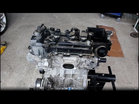 Видео: Пробили поддон заклинил двигатель ремонт двигателя на Toyota Passo 1,0 Тойота Пассо 2016 года 2часть