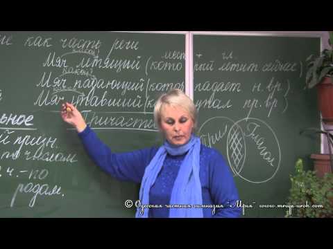 Видео: Причастие как часть речи