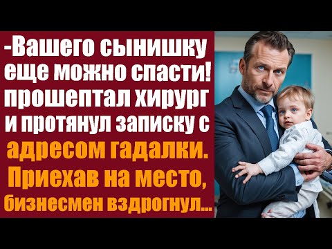 Видео: Вашего сынишку ещё можно спасти! Прошептал хирург и протянул записку с адресом гадалки. Приехав туда