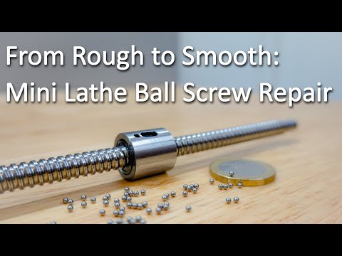 Видео: Техническое обслуживание шарико-винтовой передачи на мини-токарном станке с ЧПУ Emco
