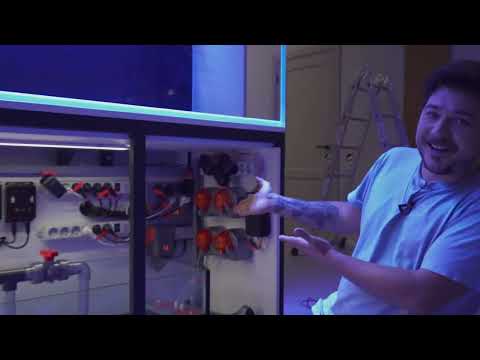 Видео: Морской аквариум/ Установка оборудования, кабель-менеджмент @nikolasvr79