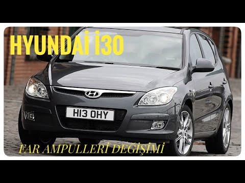 Видео: Замена лампочек в фарах Hyundai i30