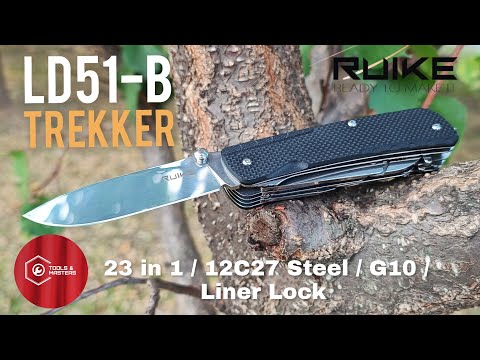 Видео: ‼️RUIKE"LD51-B Trekker",23in1.Наверное ЛУЧШИЙ МНОГОПРЕДМЕТНЫЙ НОЖ на рынке.Обзор и тест.‼️