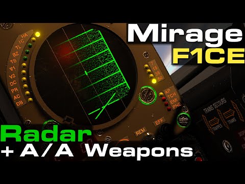 Видео: DCS: Mirage F1ce Radar + Учебное пособие по оружию ПВО
