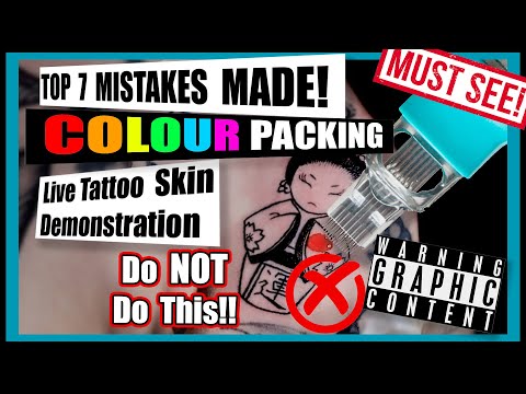 Видео: Советы по подбору цвета для татуировок для начинающих! 7 главных ошибок!