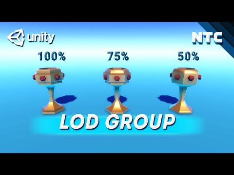 Видео: Оптимизация игры на Unity. LOD Group