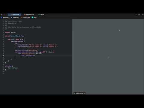 Видео: Полный курс по SwiftUI Ч.8 Навигация в SwiftUI: NavigationStack и NavigationSplitView.