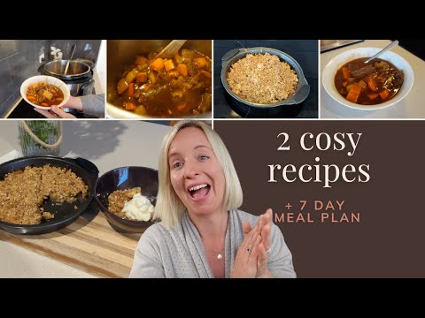 Видео: Простой план питания на двоих + рецепты уютного рагу из говядины и яблочного крамбла