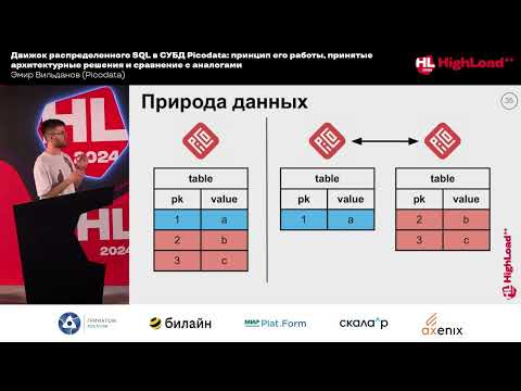 Видео: Движок распределённого SQL в СУБД Picodata：принцип работы, архитектурные решения ⧸ Эмир Вильданов