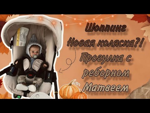 Видео: VLOG:Шоппинг для реборнов✨Новая коляска🤎Прогулка с реборном Матвеем🍂