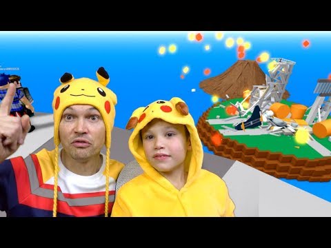 Видео: ВЫЖИВАЕМ на ВУЛКАНЕ, в ОГНЕ и ВОДЕ и в СНЕЖНОЙ БУРЕ в Natural Disasters Survival