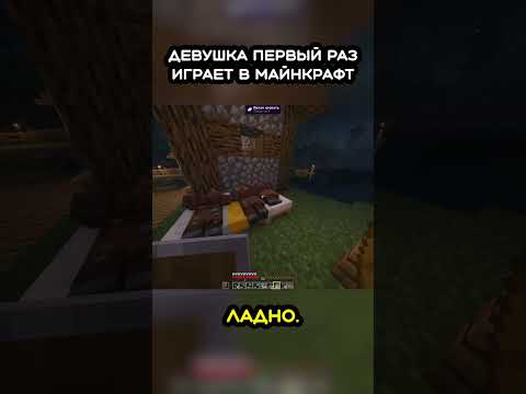 Видео: ДЕВУШКА ПЕРВЫЙ РАЗ ИГРАЕТ В МАЙНКРАФТ #minecraft #vibecraft #майнкрафт