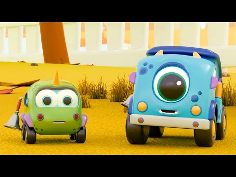 Видео: 🚗 Машинки Мокас – Серия 49 – Жмурки 🔔 | Добрый мультик для малышей про машинки