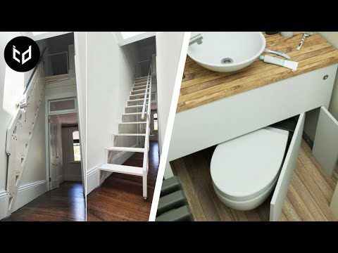 Видео: 70 НЕВЕРОЯТНЫХ вариантов мебели для экономии места — идеи кроватей Мерфи для небольших помещений