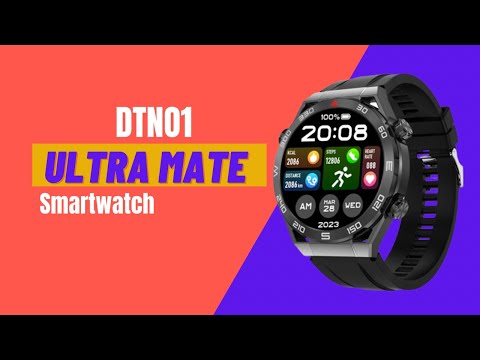 Видео: DTNo1 Ultra Mate обзор смартчасов