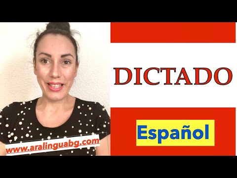 Видео: Урок 63: Dictado #1 - Español 🇪🇸 (Nivel B1)