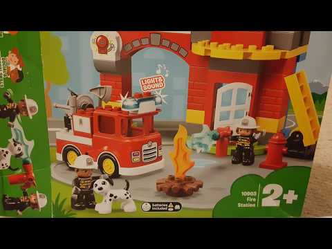 Видео: Lego Duplo Пожарное депо 10903