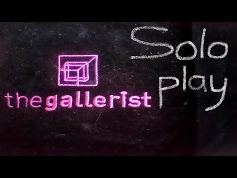 Видео: Настольная игра Галерист. Соло игра. The Gallerist solo playthrough (rus)