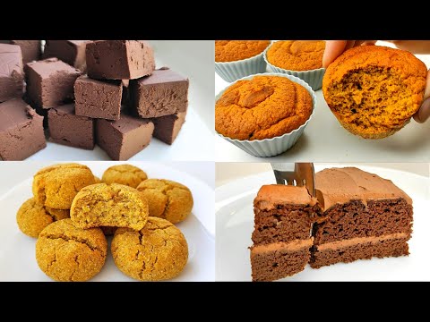 Видео: 🎃5 ПРОСТЫХ ПП ДЕСЕРТА ИЗ ТЫКВЫ! Минимум калорий! Без сахара, лактозы и глютена