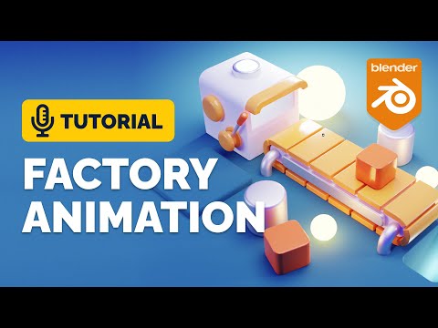 Видео: Урок анимации Blender Factory | Polygon Runway