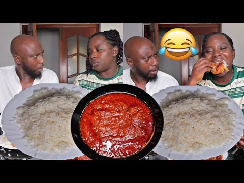 Видео: Он думает, что он мудрый 🤣 АФРИКАНСКАЯ КУХНЯ МУКБАНГ БЕЛЫЙ РИС И РАГУ МУКБАНГ