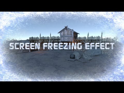Видео: Урок как создать эффект замерзания экрана в Shader Graph на движке Unity