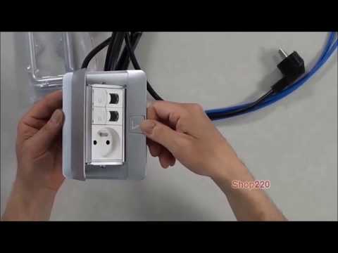 Видео: Установка розеток в лючок Legrand