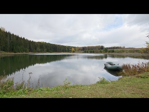 Видео: Заброшенный пруд в покинутой деревне.