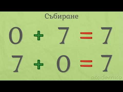 Видео: Събиране и изваждане с цифрата 7 - Математика 1 клас | academico