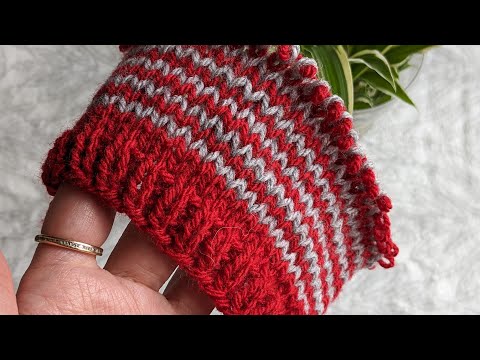 Видео: Метод  Хеликс в поворотном вязании спицами.