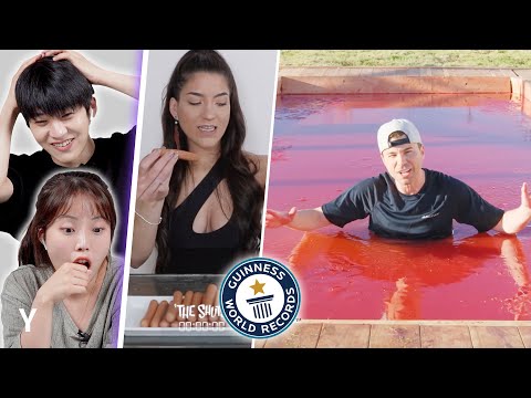 Видео: НЕВОЗМОЖНЫЕ кулинарные мировые рекорды! | Y