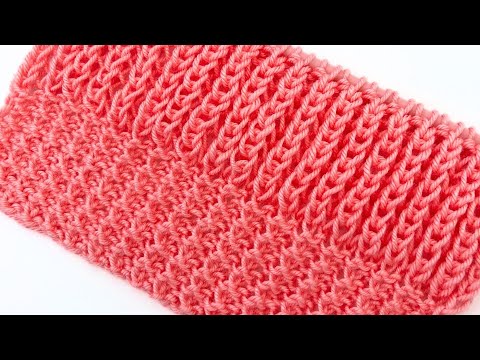 Видео: НЕЖНЫЙ И ЛЕГКИЙ ВЯЗАНИЕ СТРОЧКИ