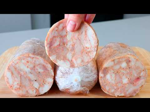 Видео: КОЛБАСА В ПАКЕТЕ ДЛЯ ВСЕХ! Вкуснее Покупной! Без Нитритной Соли, Без Оболочки! ПРОЩЕ НЕ БЫВАЕТ!