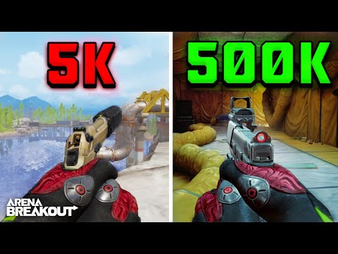 Видео: Пистолетный комплект за 5000 против 500 000 долларов! | Arena Breakout