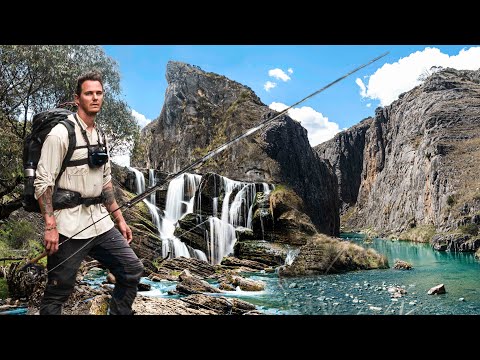 Видео: Одиночный кемпинг и рыбалка нахлыстом в высокогорной части Австралии (это место просто нереальное)