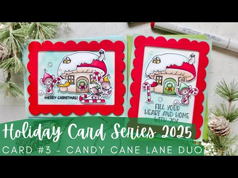 Видео: Серия праздничных открыток 2025 г. №3 | Мама-слониха НОВЫЙ ВЫПУСК | Copic Coloring ДВЕ рождествен...