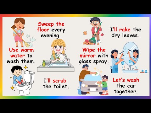 Видео: Говорите по-английски с детьми | Разговорный английский для детей | Повседневные английские предл...