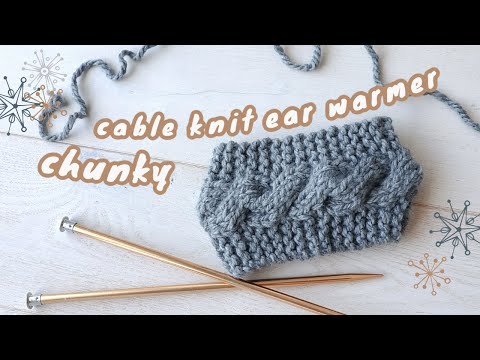 Видео: Повязка на голову с объемной косой — вязание косой для начинающих!❄